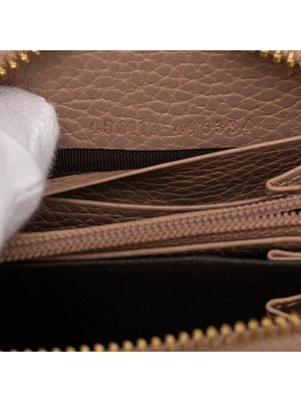 ★SOLD★ Gucci GG Marmont Wallet Pink Beige Leather - Picture 6 of 6